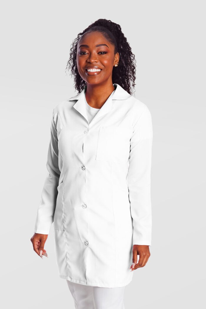 Jaleco Feminino Safira Branco - Gabardine