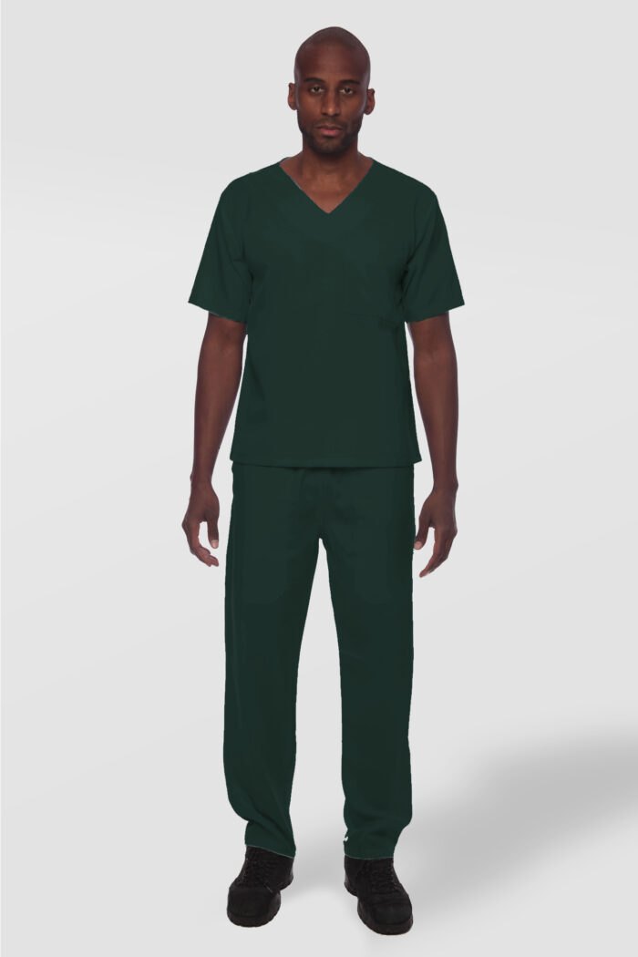pijama cirurgico masculino dunk gabardine amazonas frente